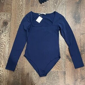 Navy Long Sleeve Bodysuit - NWT - BOGO